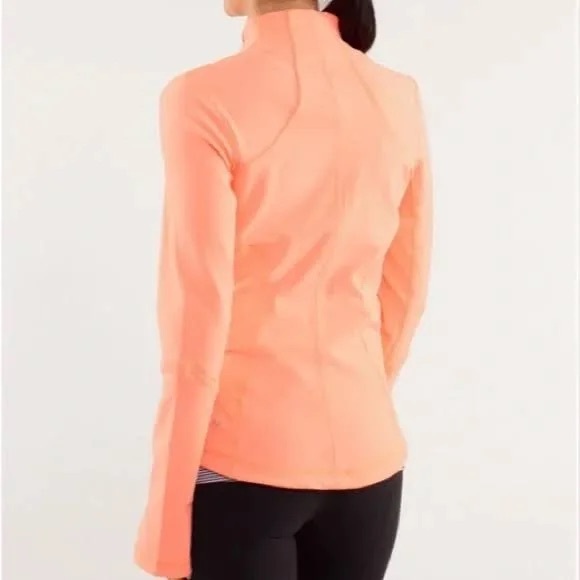 Lululemon Women's Forme Jacket in hot Orange/Pink Size 6 - Picture 2 of 9